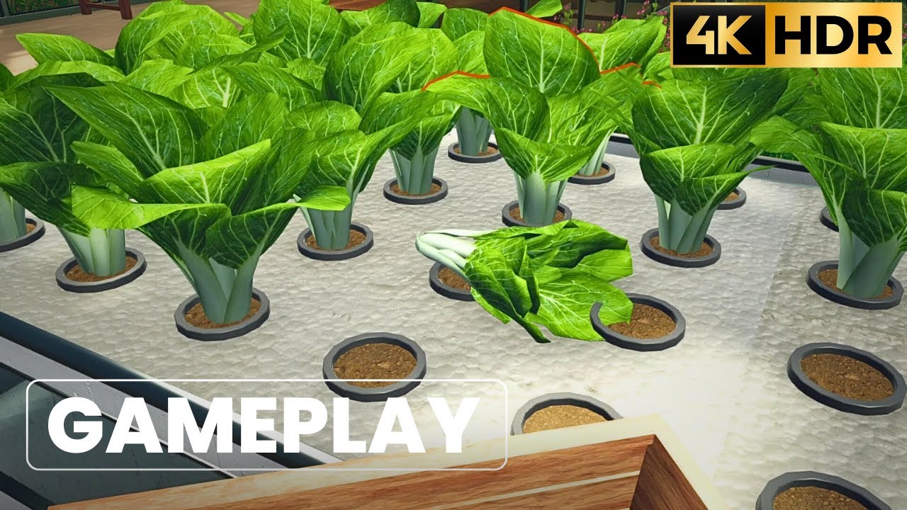 Hydroponics Farm & Store Simulator - Gameplay | No Commentary | 4K 60FPS