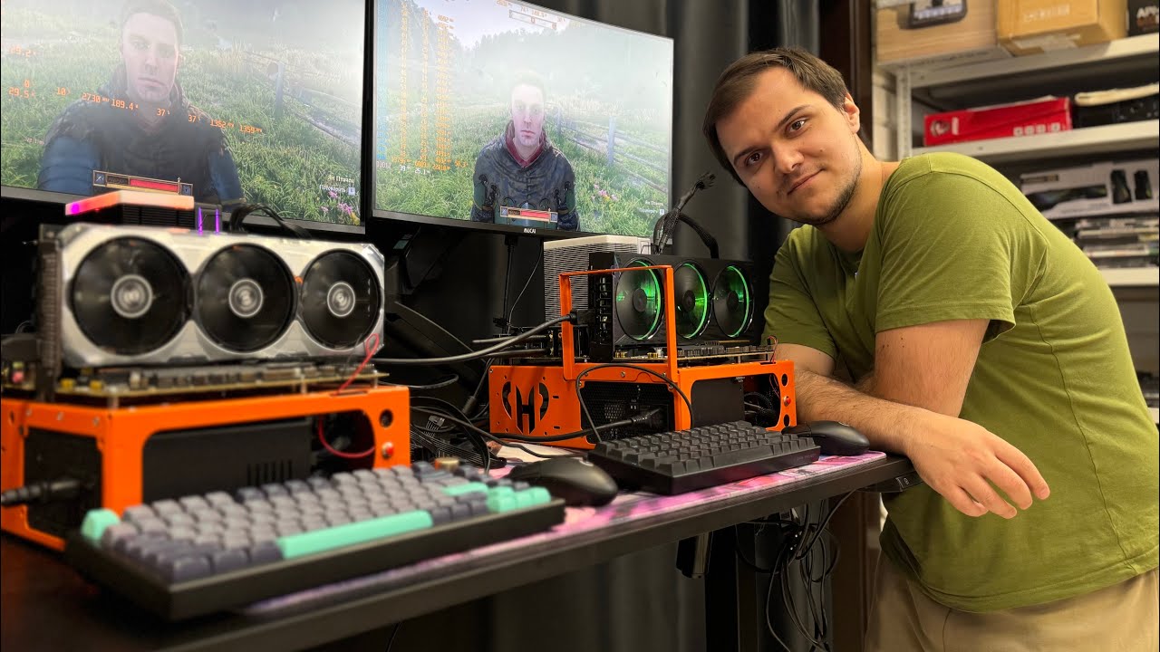 Тест RTX5060TI 16GB против RTX4070 12GB? Кто кого порвет? 😱 #happypc