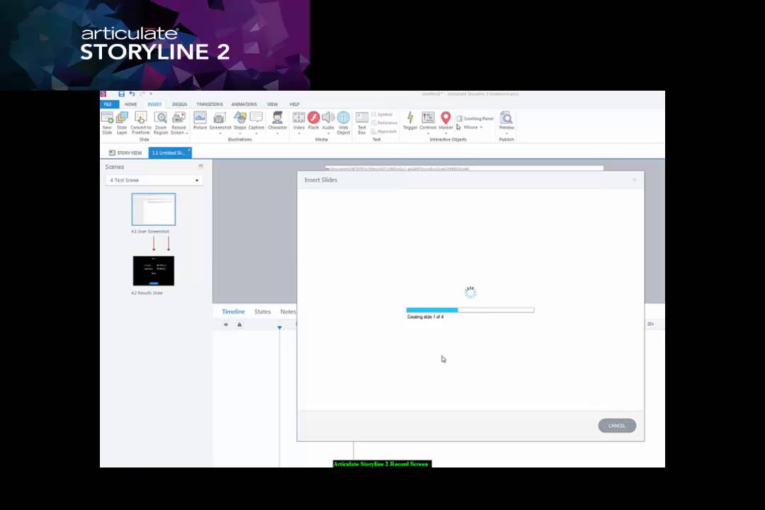 Articulate Storyline 2: Record Screen