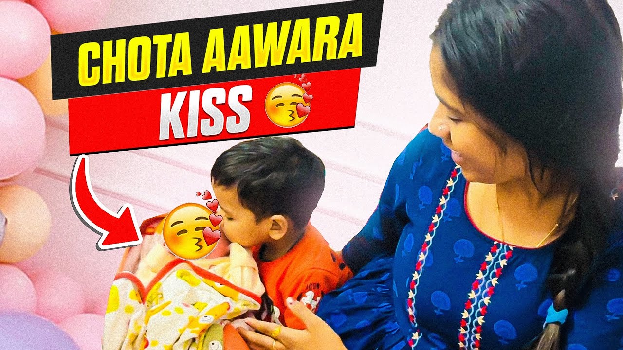 Chote Aawara Ne First Kiss Kiya Baby Ko | Aawari vlogs