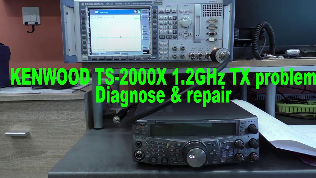 KENWOOD TS-2000X 1.2GHz Problem. Diagnostyka i naprawa. Diagnose & repair.