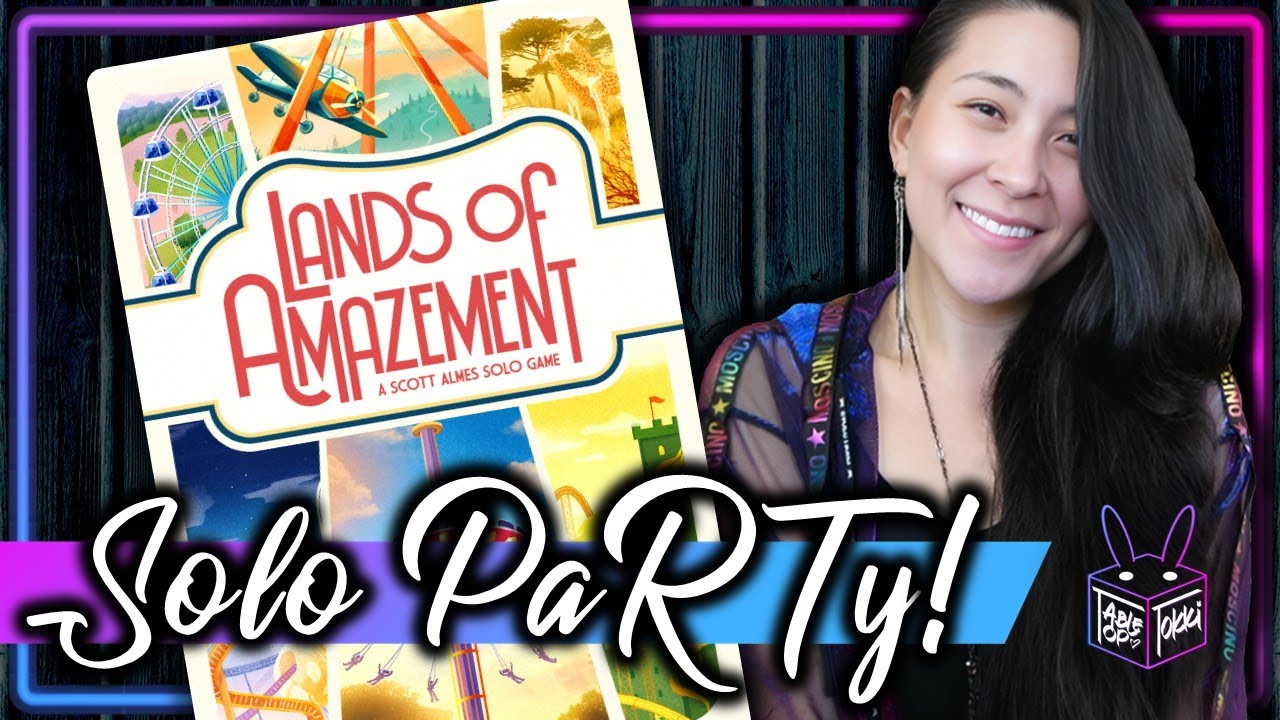 Lands of Amazement 🎢 | Solo Board Game PaRTy!!! 🎉