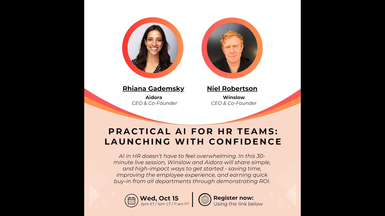 [Webinar] Practical AI for HR Teams: Launching with Confidence