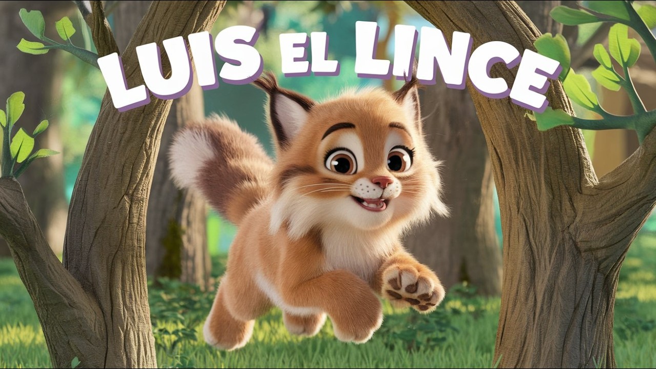 🤣LUIS EL LINCE😺🐆|Canción infantil para #bailar y #aprender en #familia #bebe #niños #animales