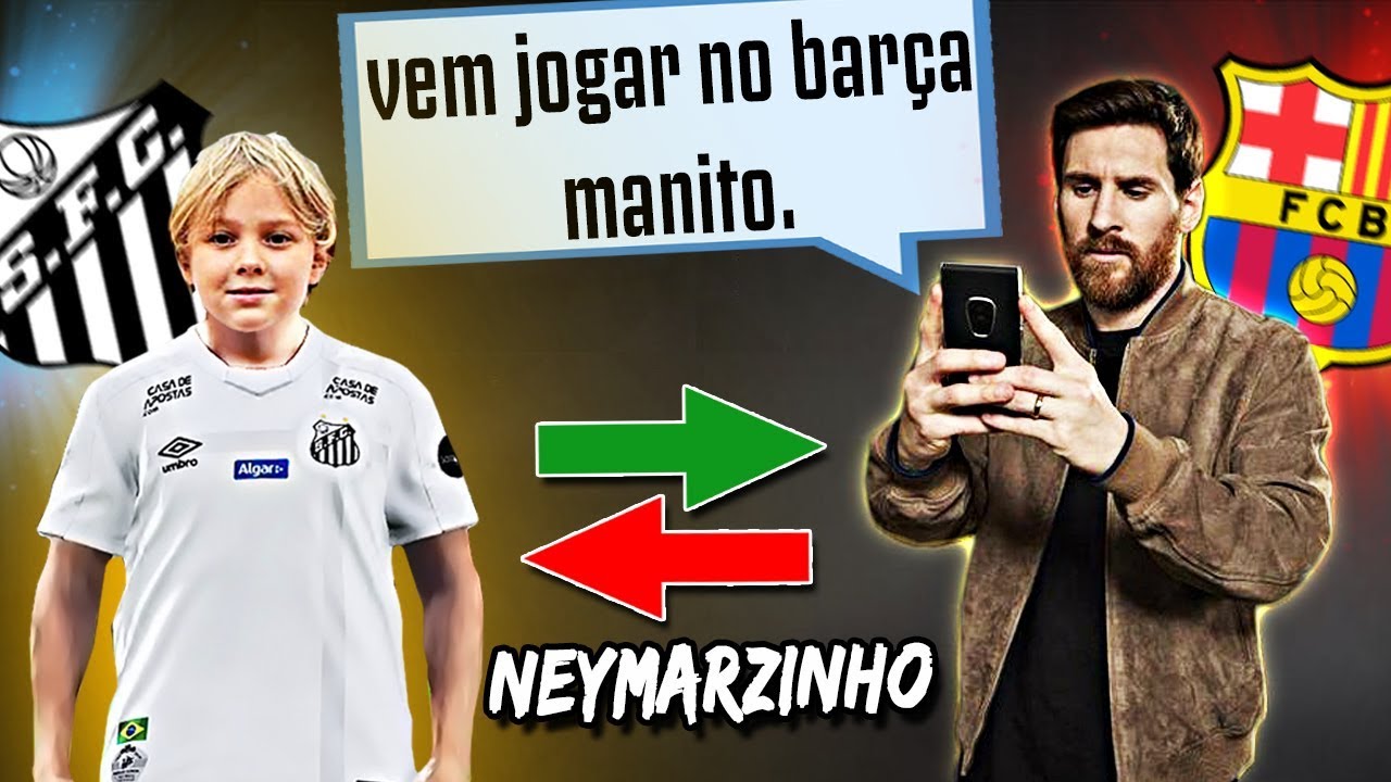 BARCELONA QUER COMPRAR O FILHO DO NEYMAR ⚽ RUMO AO ESTRELATO DAVI LUCCA #23