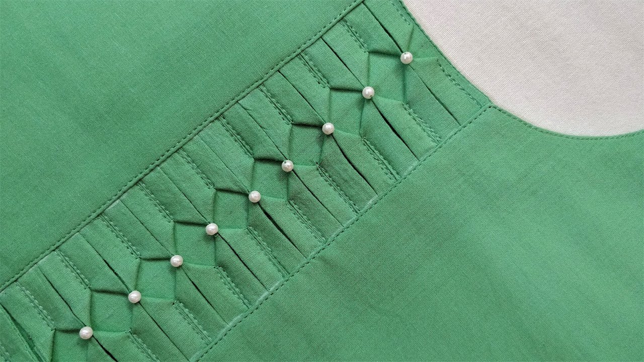 Very Stylish and Easy Neck Design for Suit/Kurti Cutting and Stitching