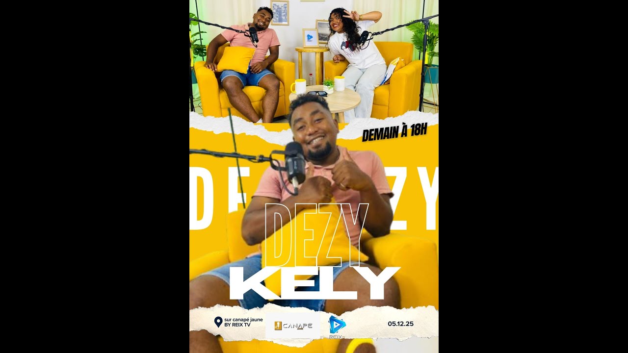 DEZY KELY CANAPE JAUNE BY REIX TV