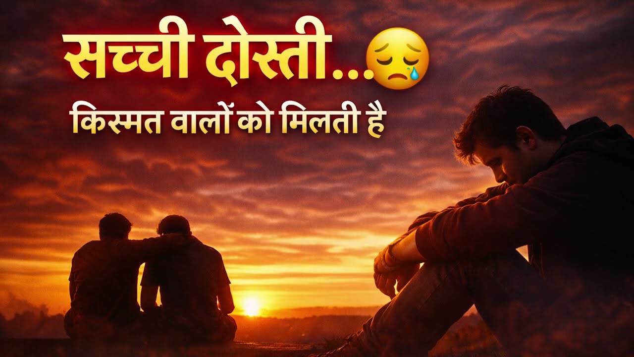 Dosti Sed Song 2026 || सच्ची दोस्ती किस्मत वालों को मिलती है || #sedsong #hindisong