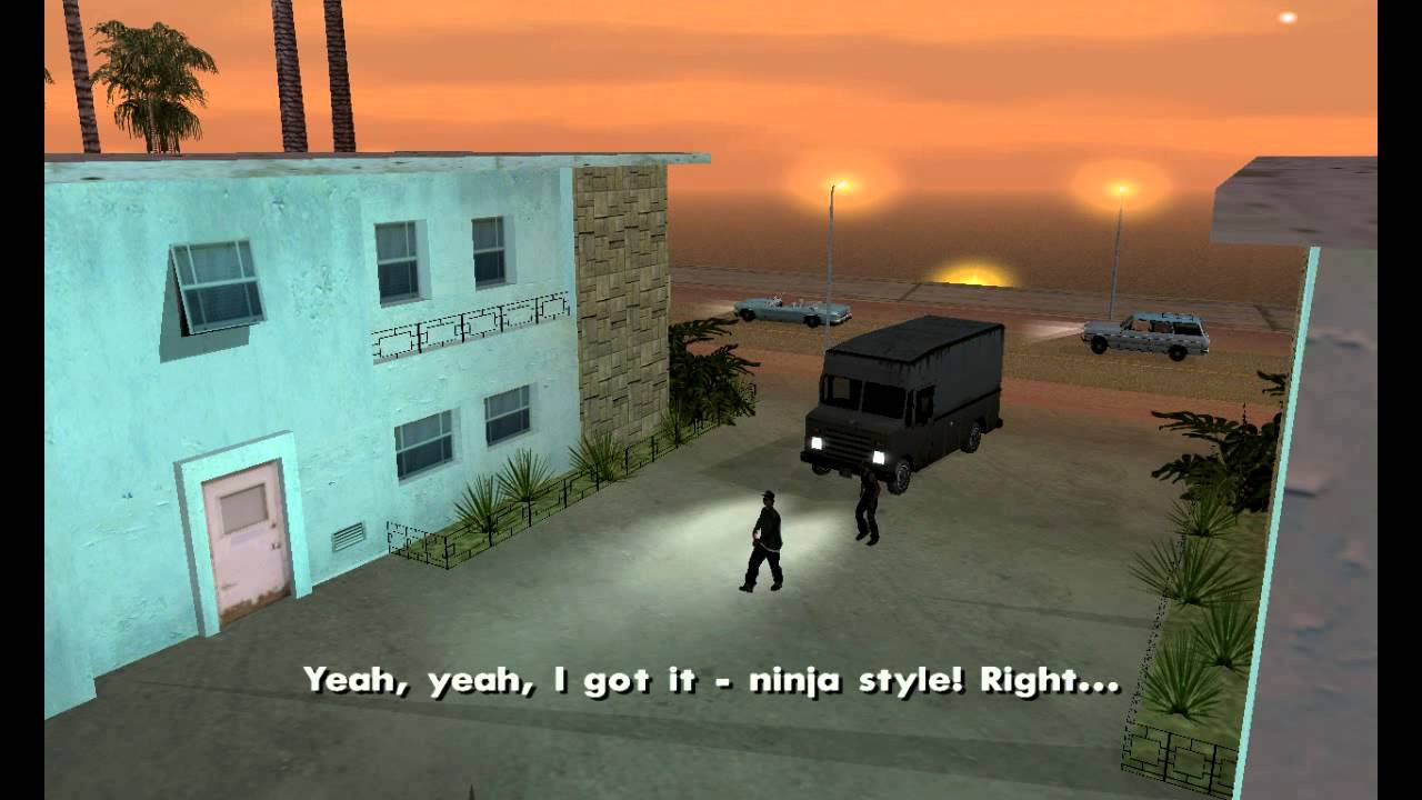 GTA San andreas Home invasion (fail cutscene)