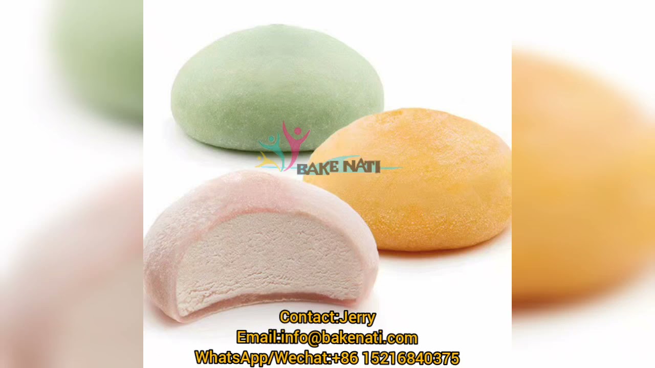 BNT-208 Automatic Fruit Mochi Ice Cream Maker Glutinous Rice Ball Making Encrusting Machine Line