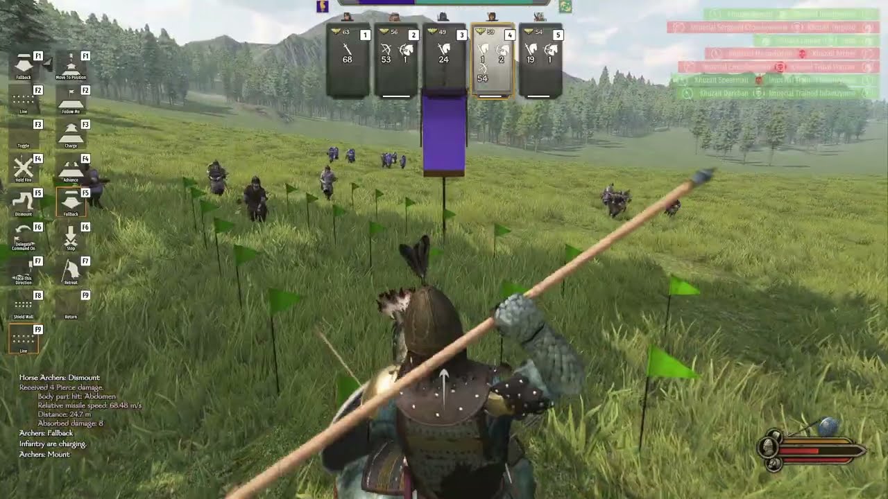 Khuzaits vs Southern Empire Battle. Heroic Death on the Battlefield / Mount & Blade II: Bannerlord