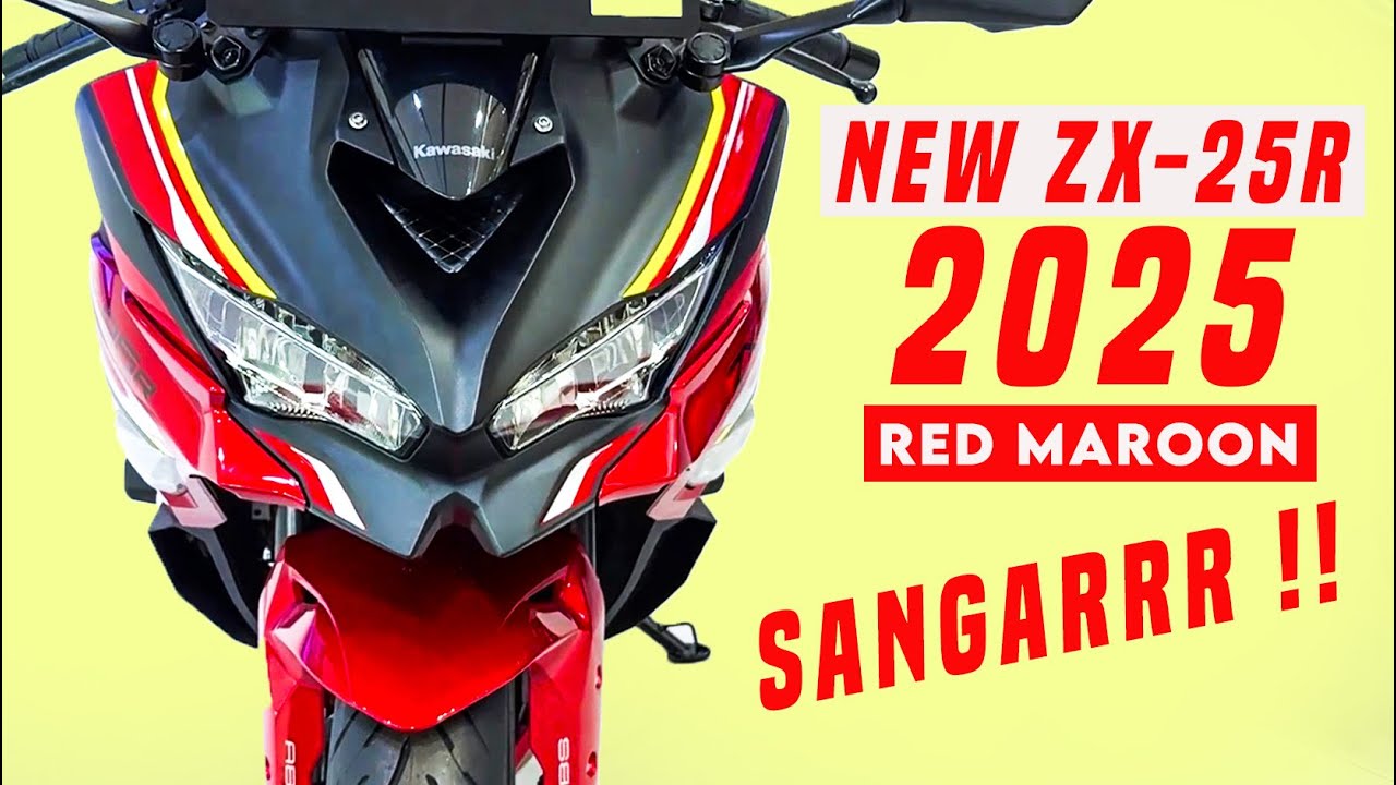 BIKIN SULIT TIDUR ?? REVIEW ZX25R RED MAROON COLOR....WOW, KAYAK MAZDA CAK !!