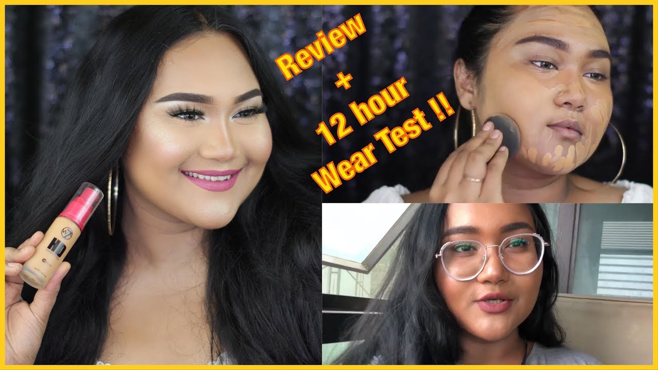 W7 HD Foundation Review and 12 hour Wear Test | Raisa Naushin