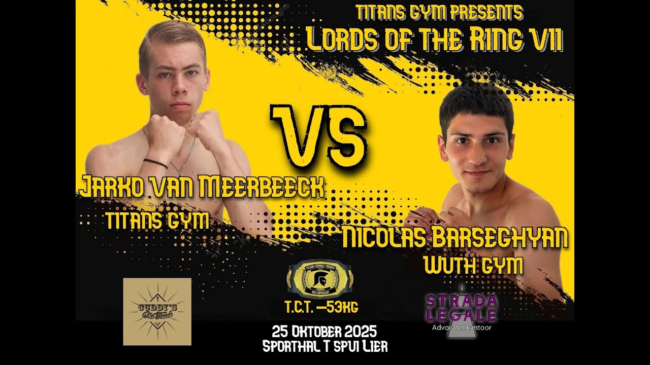 Titans Gym Gala Lier 2025   Jarko Van Meerbeeck vs Nicolas Barseghyan