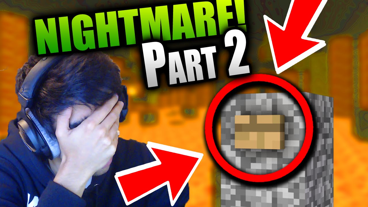 THIS IS IMPOSSIBLE! - Minecraft FIND THE BUTTON Nightmare Edition Part 2