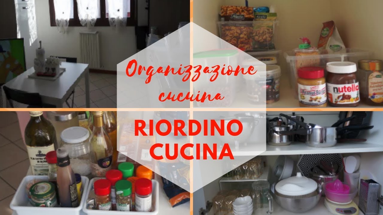 ORGANIZZAZIONE CUCINA//RIORDINO LA CUCINA