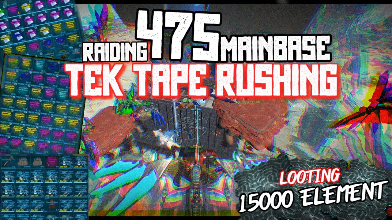 |BLDX RAIDING 475 | TONS OF LOOT AND CRYO'S| Ark Offical PvP|