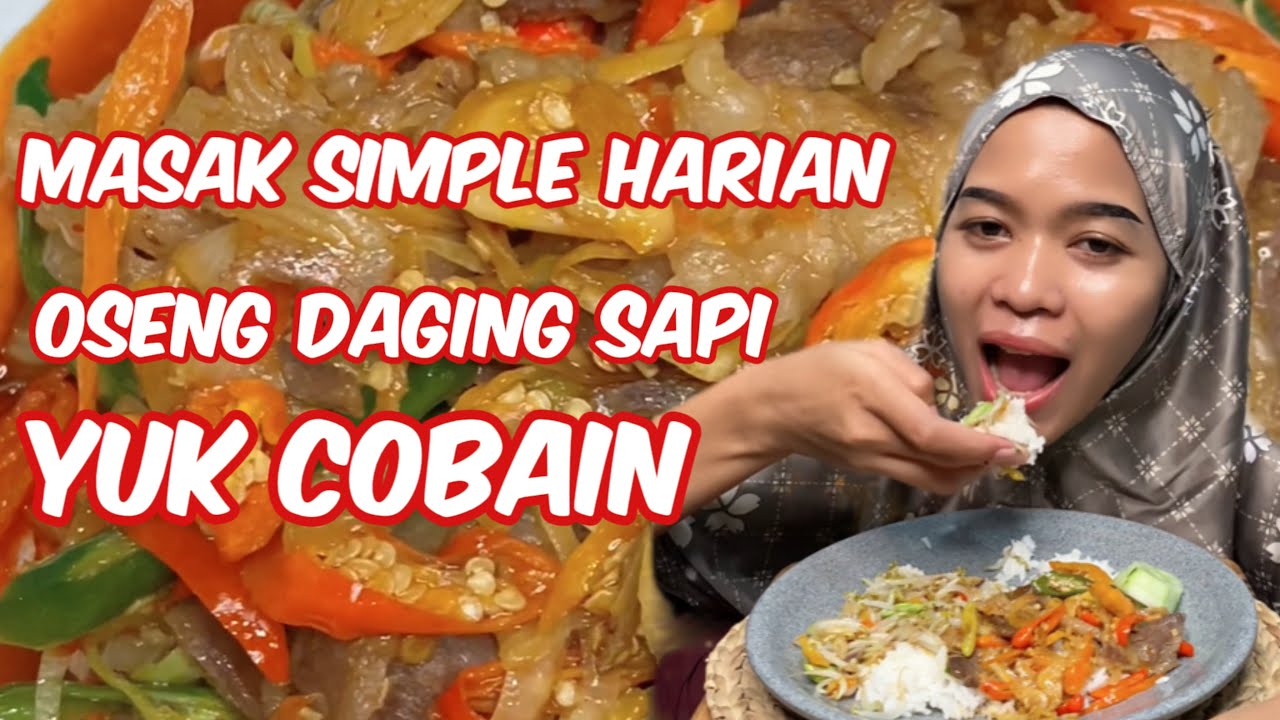 Masak oseng oseng daging sapi