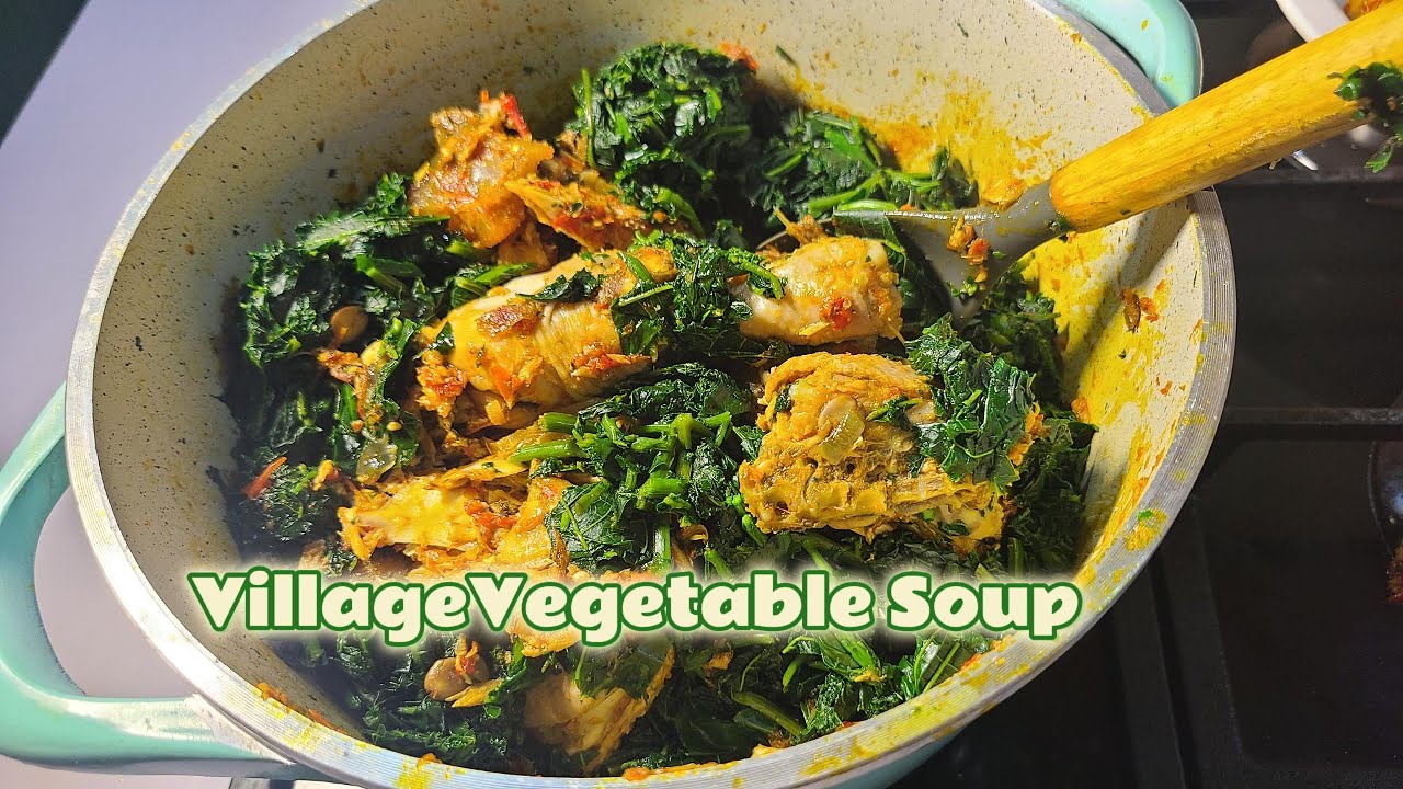 Как приготовить настоящий овощной суп Эгбурегбу | Редкое традиционное блюдо эбони