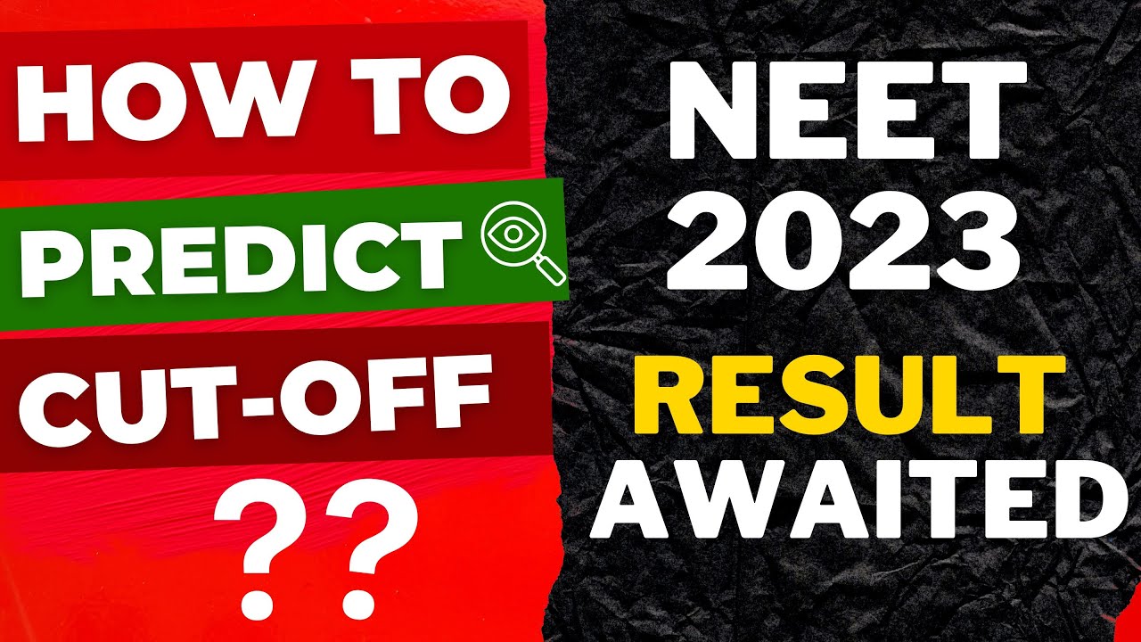NEET 2023 RESULT Awaited - Link of Rank vs Score PDF from NEET 2022 in Video Description