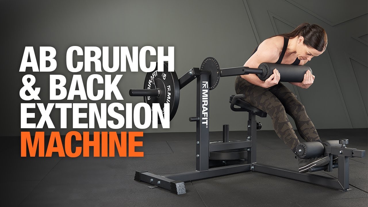 Mirafit Ab Crunch and Back Extension Machine