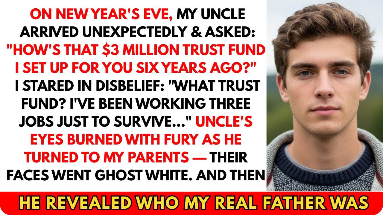 At New Year’s Eve, My Uncle Asked About My $3M Trust Fund — My Parents Went Ghost White