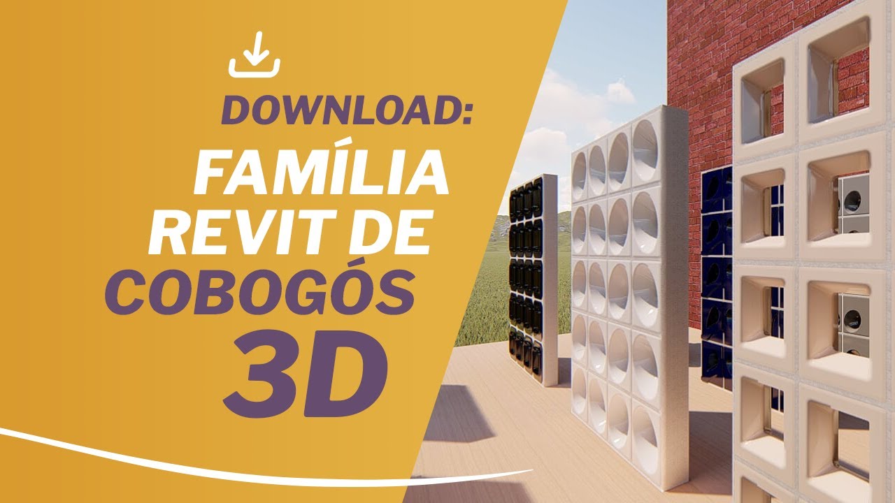 Blocos 3D para Revit - DOWNLOAD GRÁTIS | Burguina Cobogó