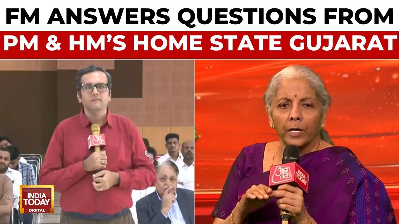 Finance Minister Answers Questions Regarding GST Reforms From Gujarat's Traders | India Today