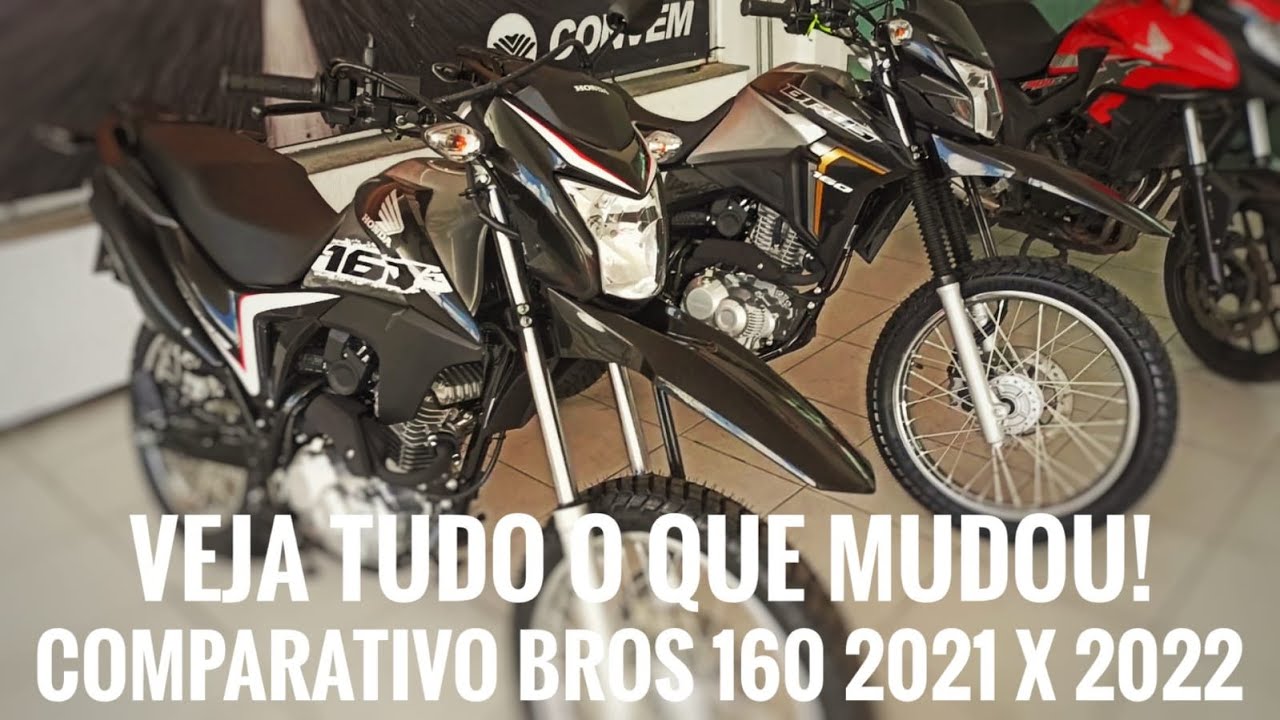 VEJA TUDO O QUE MUDOU! COMPARATIVO NOVA BROS 2022 COM O MODELO 2021!