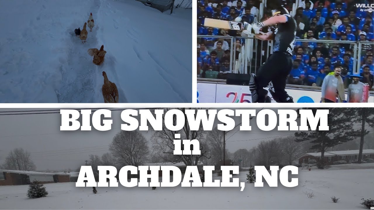 Big Snowstorm in Archdale NC