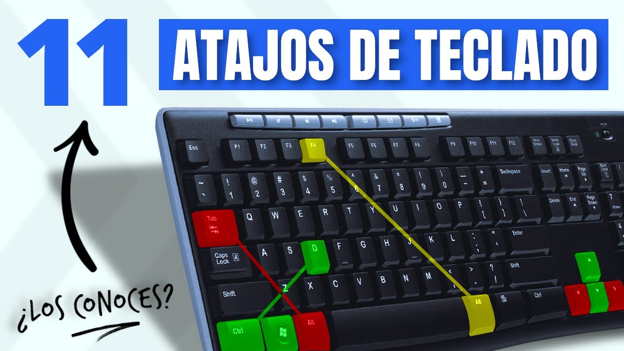 11 Increíbles ATAJOS DE TECLADO que no Conocías 😎