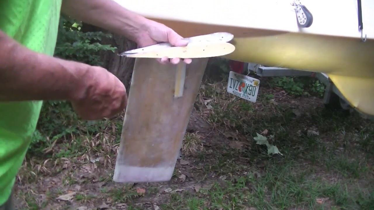 How to make your Windrider 17 faster make the rudder