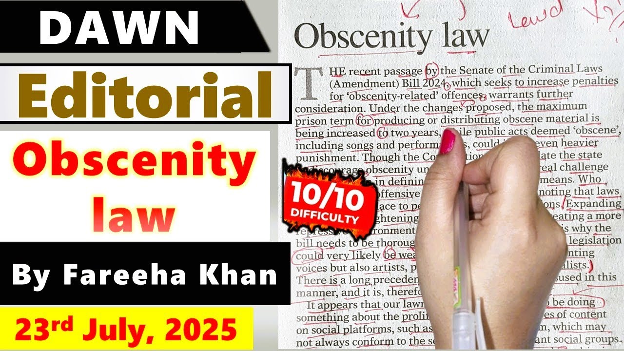 Newspaper Reading || Learn English Through Newspaper Reading || Dawn Editorial Analysis