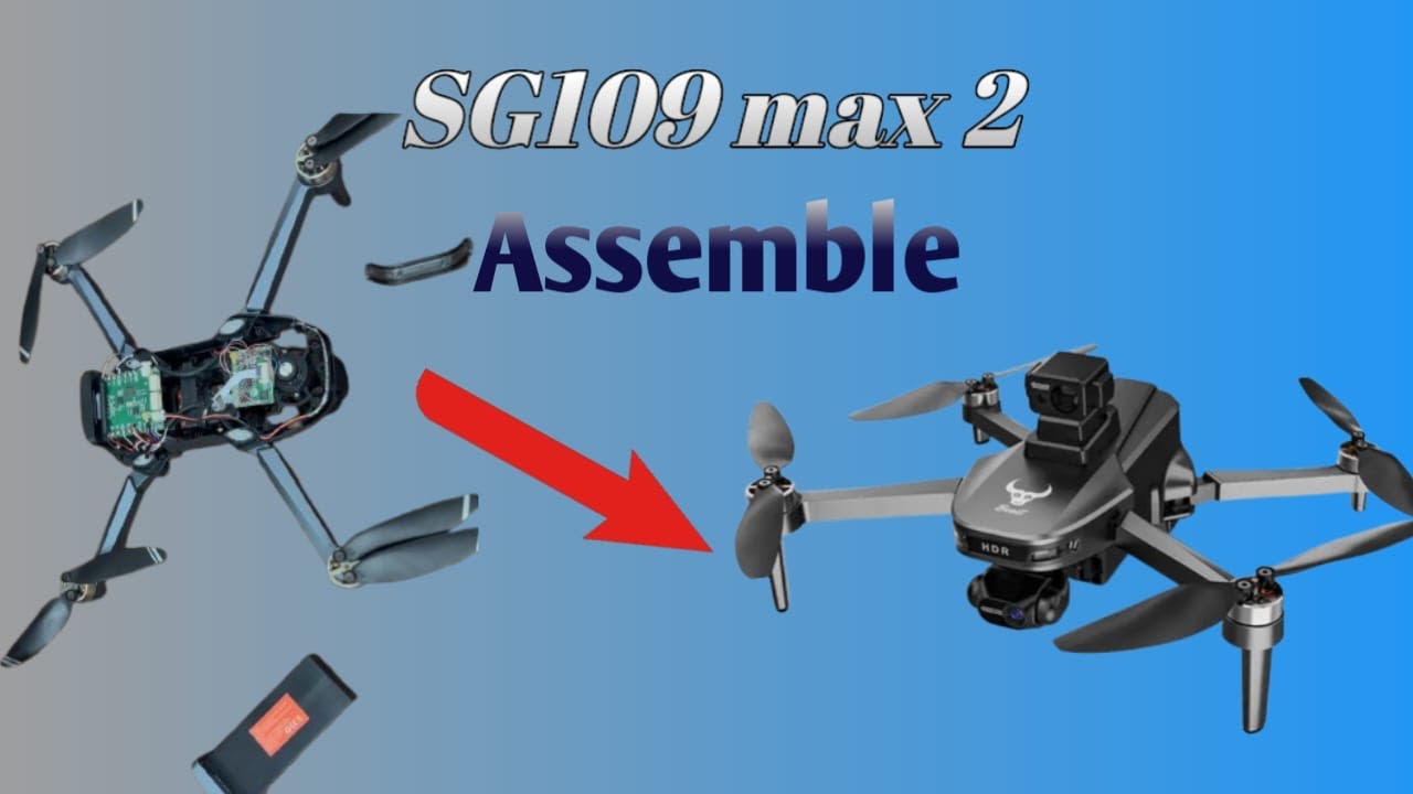 Assembling SG109 Max 2 Drone #drone #dronevideo #fpv 