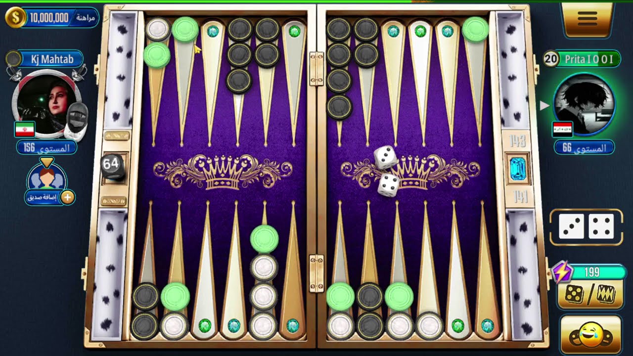 Backgammon كيف ربحت  مليون في طاولة الزهر بسرعة!