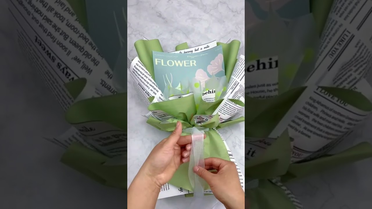 Tutorial hacer Lazos mo&ntilde;os estilo coreano ramos - Bouquet Premium #ramos #bouquettutorial #floristas
