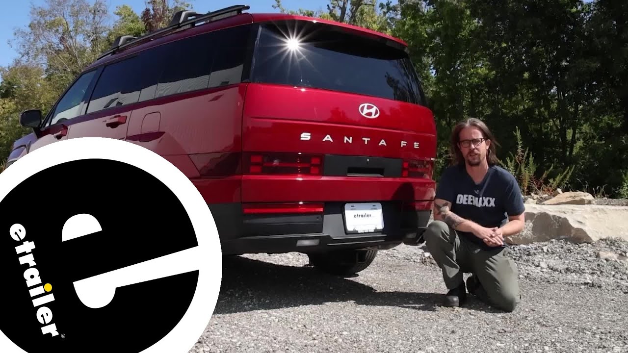 etrailer | TowSmart Class III Trailer Hitch Step-By-Step Install - 2025 Hyundai Santa Fe