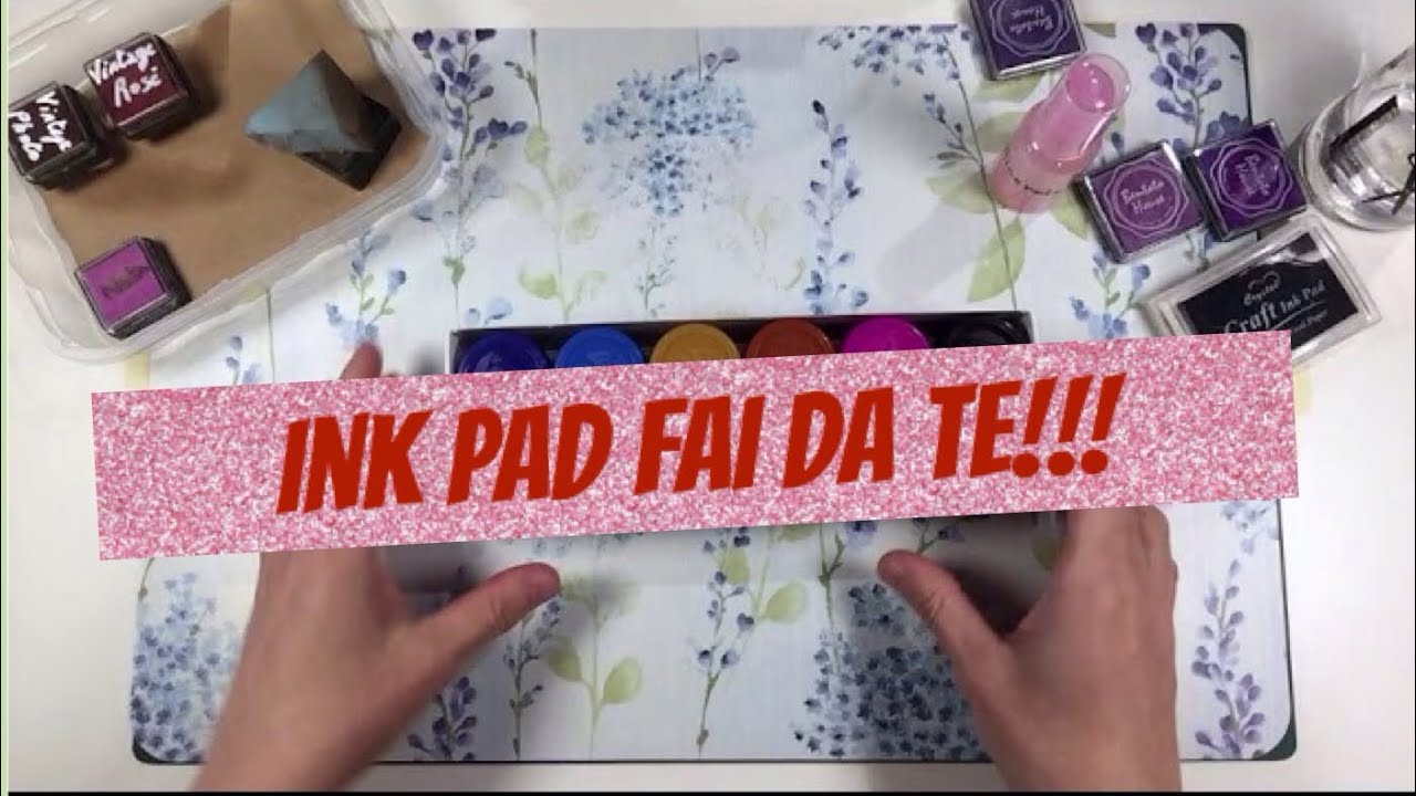 TUTORIAL DIY || TAMPONI DISTRESS INK FAI DA TE!!! 😆😆😆