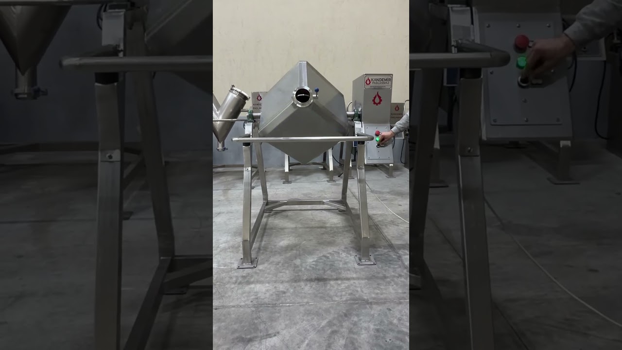 KPKTK-200 KÜBİK TOZ KARIŞTIRICI MİKSER #ribbonblender #endüstriyelmikser #kandemir #foodmachinery