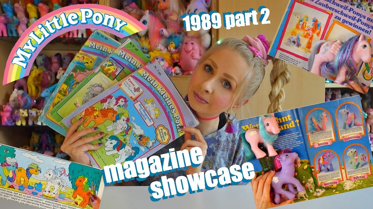 G1 vintage My little Pony magazine showcase - 1989 part 2