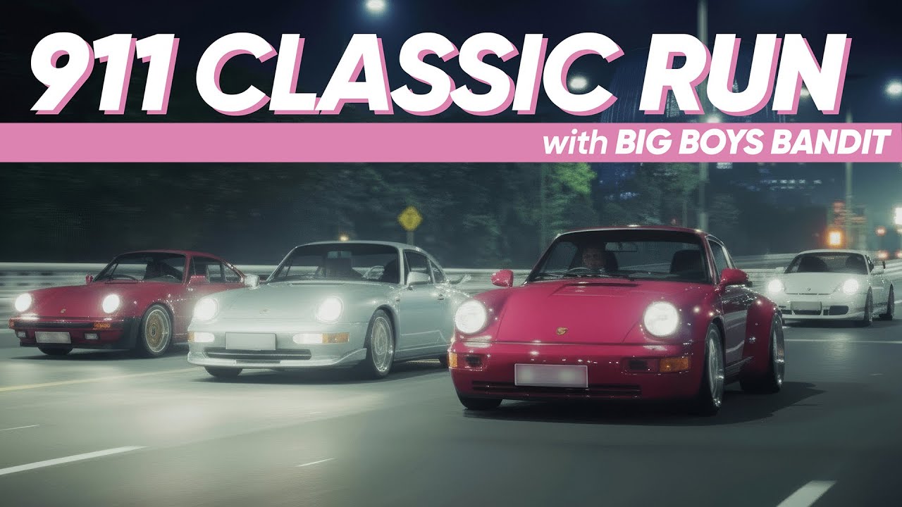 Night Run sama kasta tertinggi Porsche 911 Klasik | 930 Turbo, 964 Turbo 3.3, 993 RS, 996 GT3RS