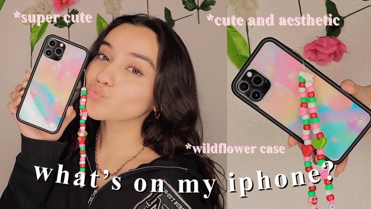what's on my iphone 12 pro max!! my most used apps + organized *cute and aesthetic 🪴