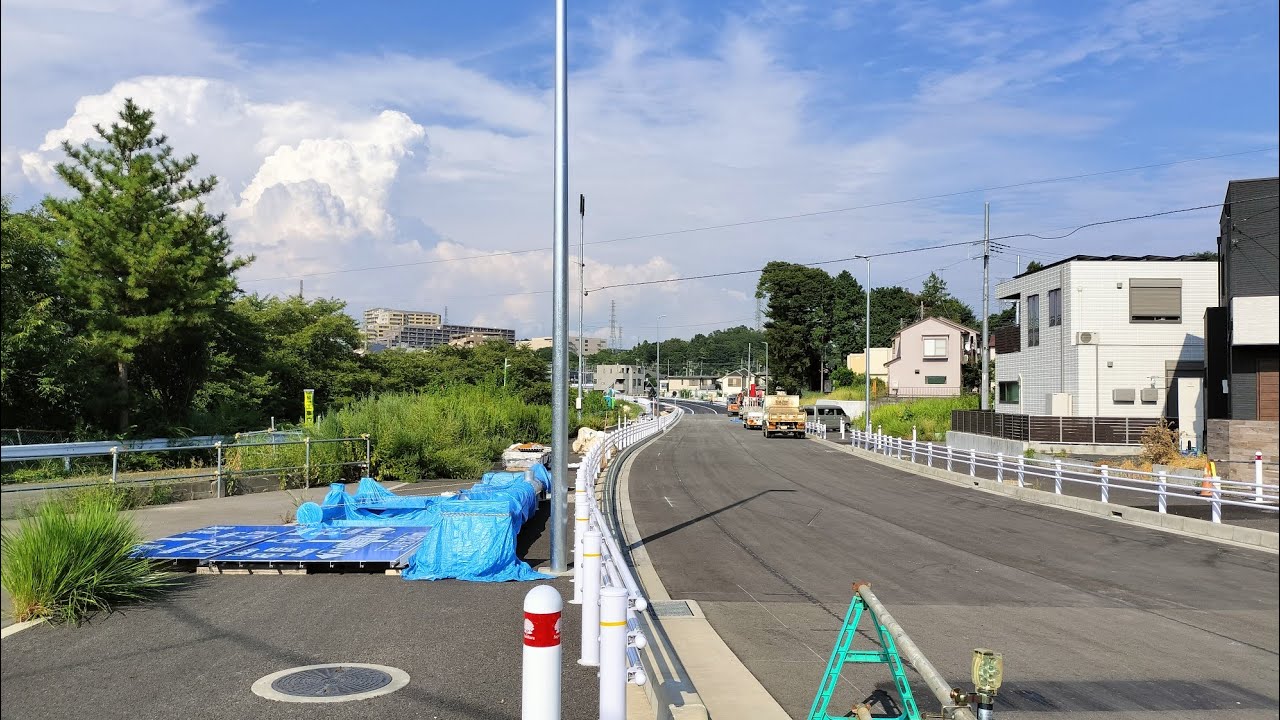 完成近づく 多摩ニュータウン通りの延長 宮上横山線 2025年8月9日