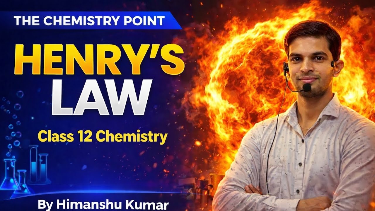 Henry’s Law | हेनरी का नियम | Class 12 Chemistry | Important Concept