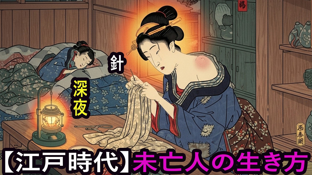 【江戸時代】7人の子持ち未亡人──夫を亡くして、彼女はどうやって子供を育てたのか