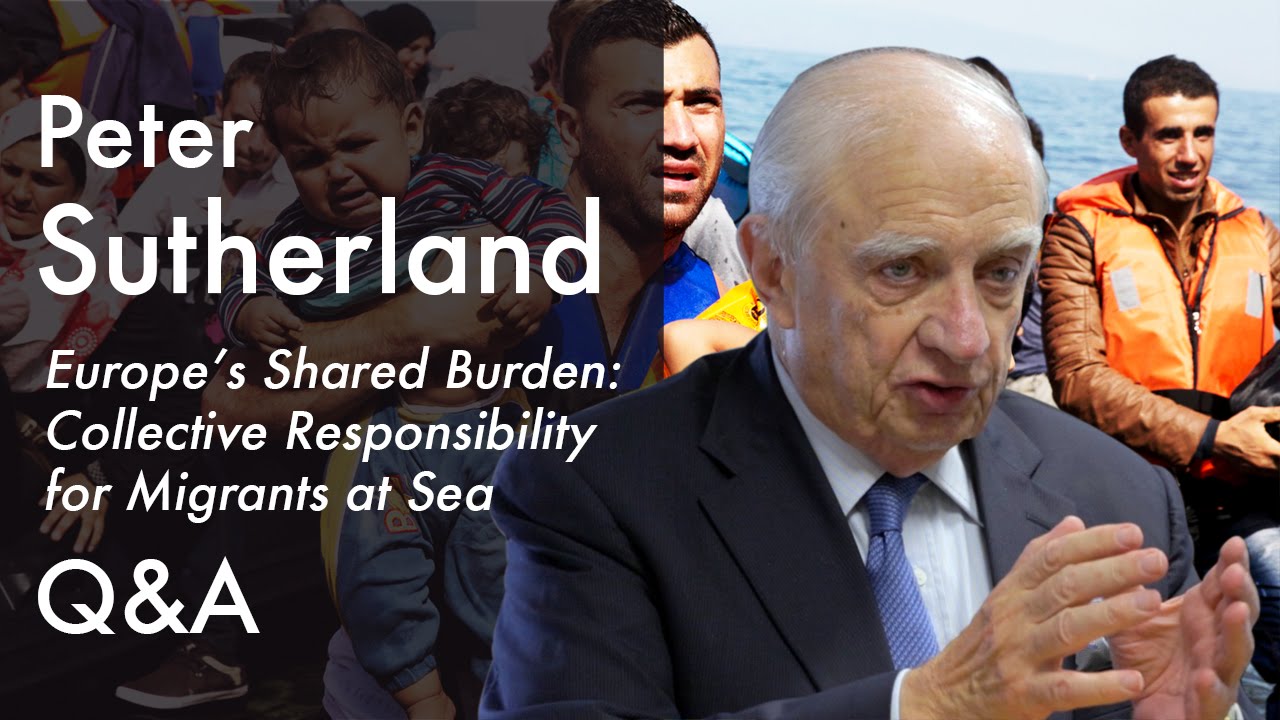 On the work of the International Organization for Migration and UNHCR | Peter Sutherland (2015)