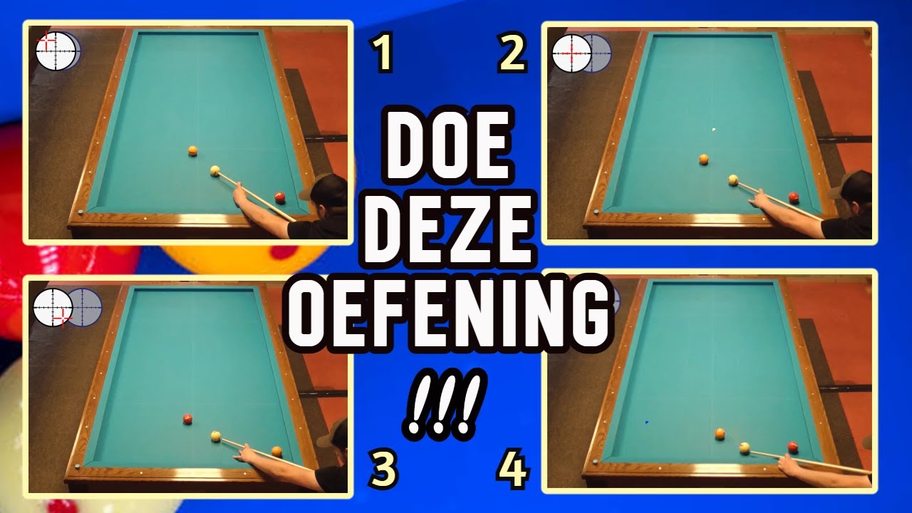 DEZE TRAINING MAAKT ELKE BILJARTER 100% BETER IN VERZAMELEN! - LESSTOF #1 | Carambole Biljarten