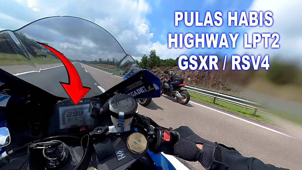 GSXR RSV4 LPT2 TOP SPEED MALAYSIA