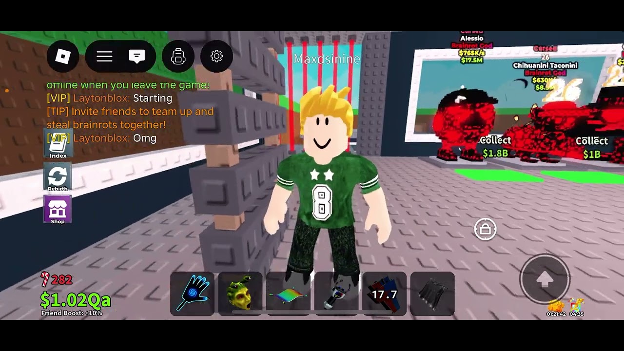 Opening lucky blocks ￼￼