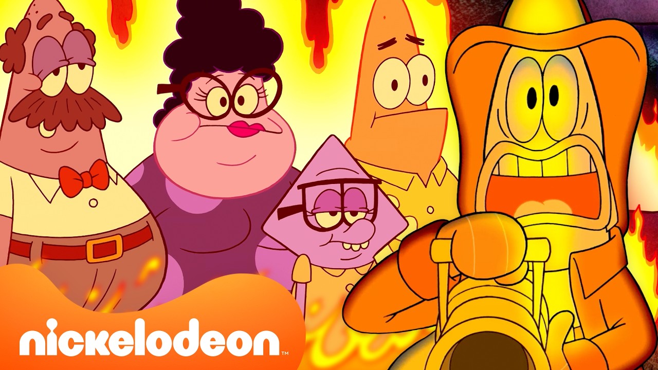 Patrick & Squidina Try Teaching Fire Safety! 🔥 | The Patrick Star Show | Nickelodeon UK